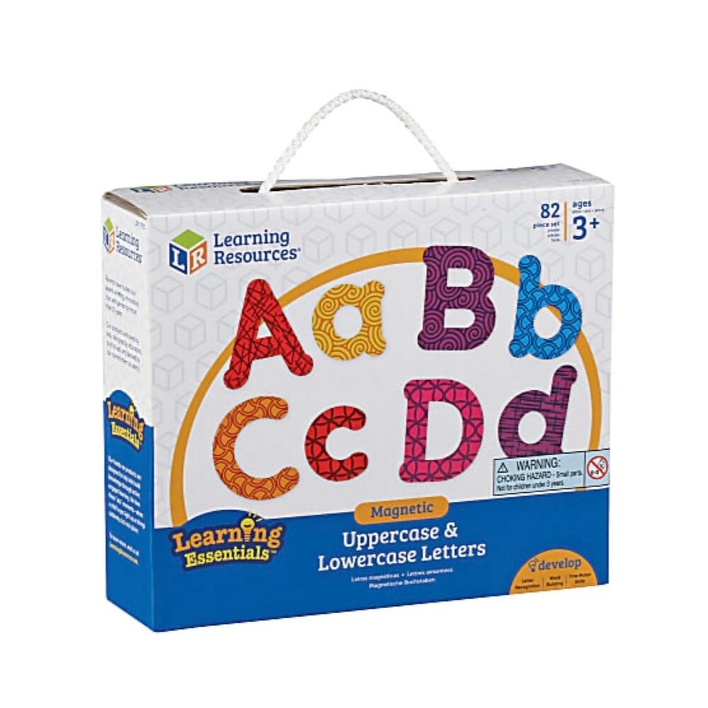 Learning Resources Magnetic Upper and Lowercase Letters Alphabet Ages 3 & Up